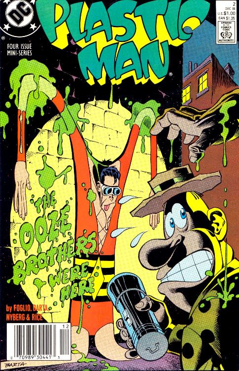 Plastic Man #2 Newsstand Edition OCT 1988