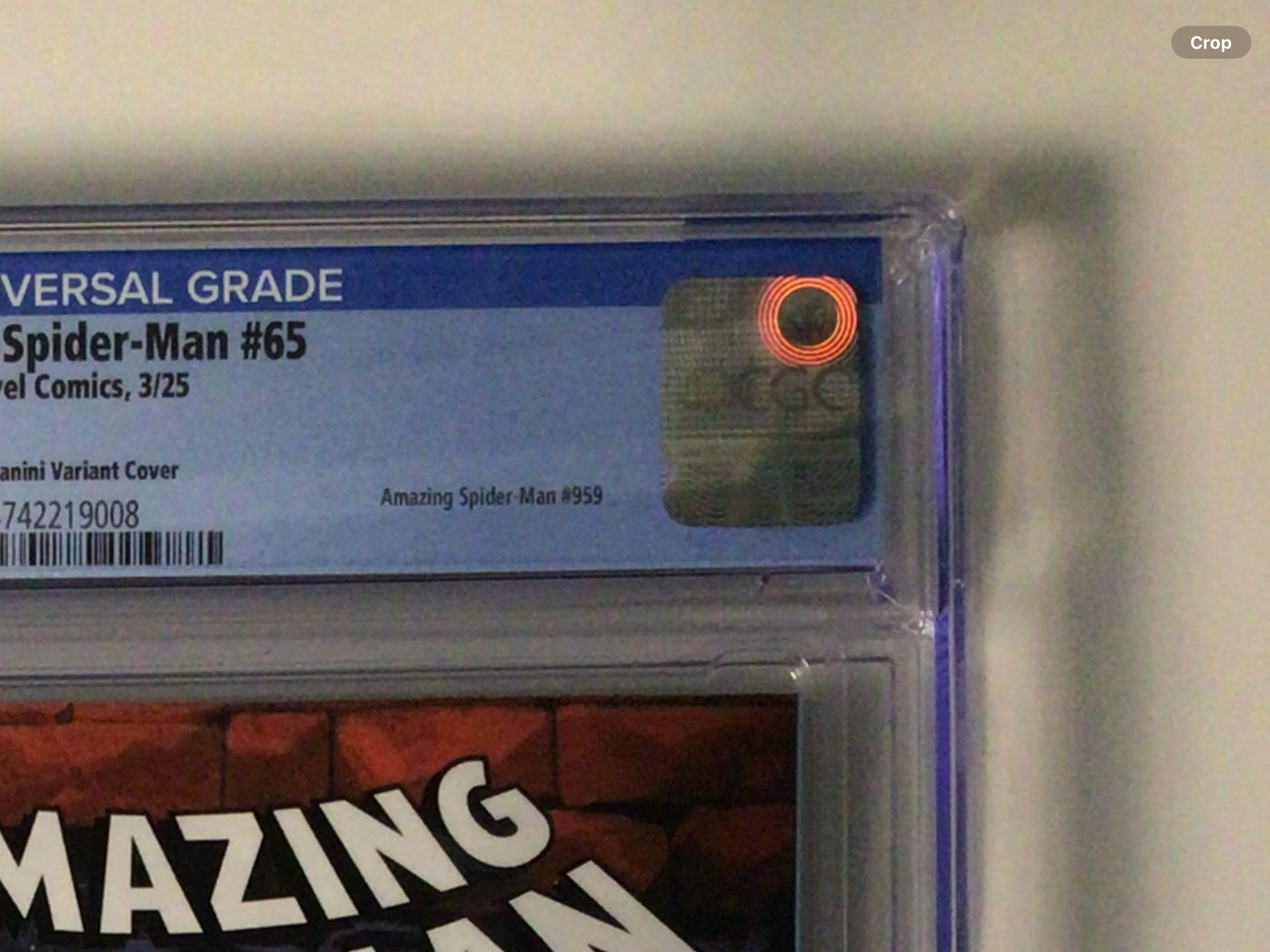 Amazing Spider-Man #65 (2025) – Manhanini Variant Cover | CGC 9.8 Near Mint/Mint