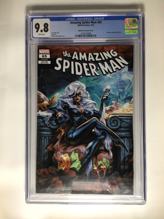 Amazing Spider-Man #65 (2025) – Manhanini Variant Cover | CGC 9.8 Near Mint/Mint